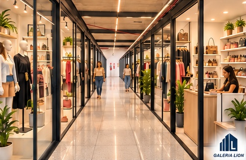 Lojas de moda e acessórios — opção 2 na Galeria Lion